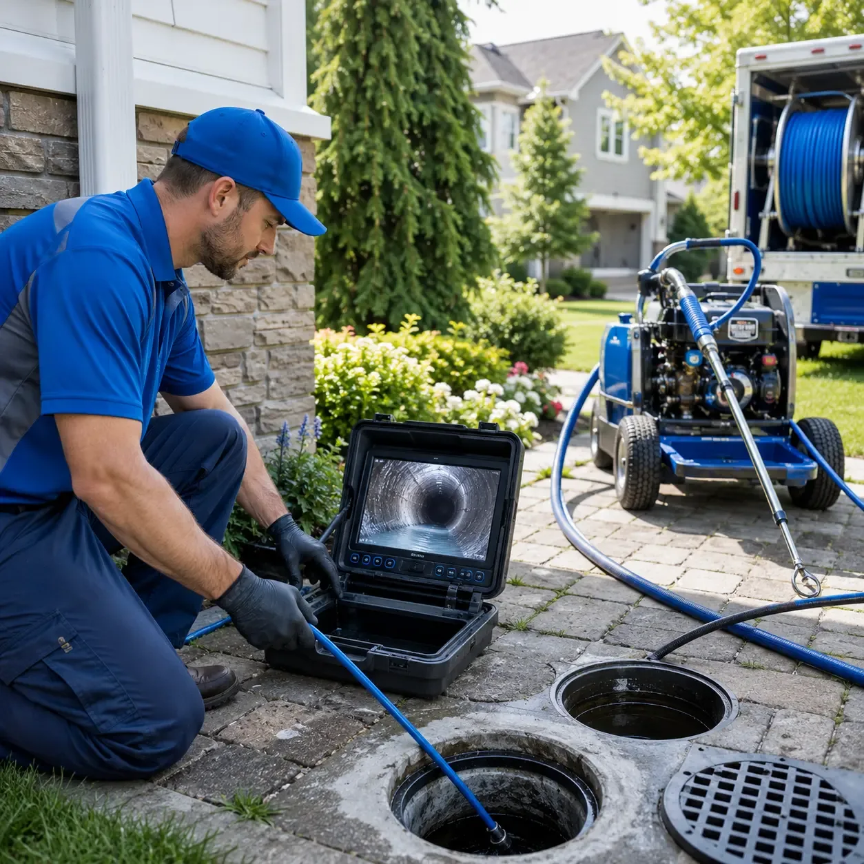 Outdoor drain cleaning professionals serving Okay, OK